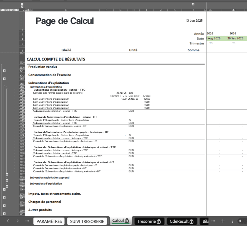 Capture d'écran guide
