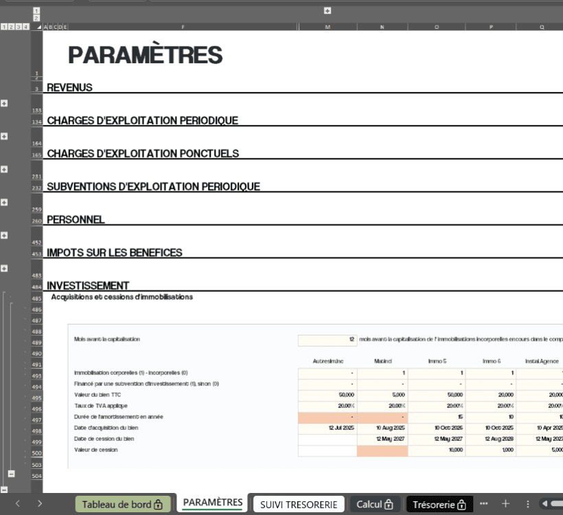 Capture d'écran guide