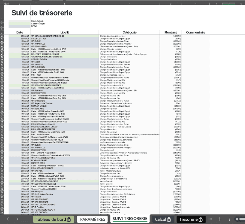 Capture d'écran guide